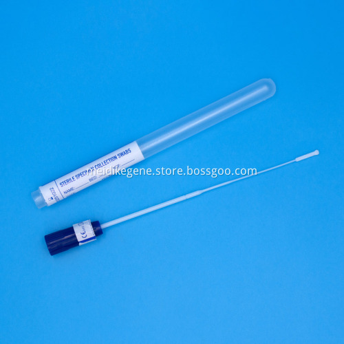 Disposable Medical Sterile Nasopharyngeal Specimens Collection Flocked Cotton Swab with Tube